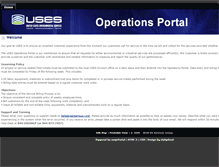 Tablet Screenshot of operationsportal.usesgroup.com
